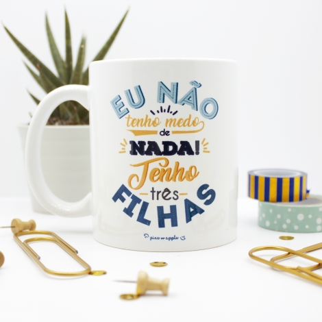 Caneca Não Tenho Medo
