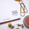 Caderno Fruta Amarela A5
