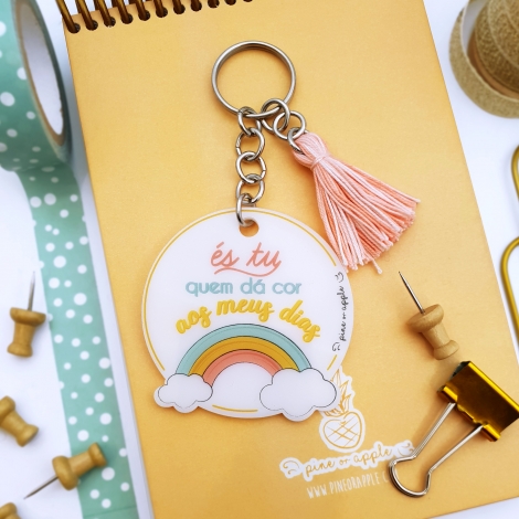 Porta-Chaves Arco-Íris