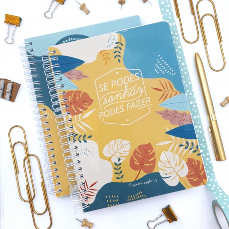 Caderno Yellow Jungle