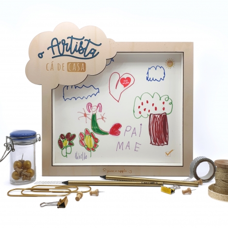 Moldura os Artistas cá de casa