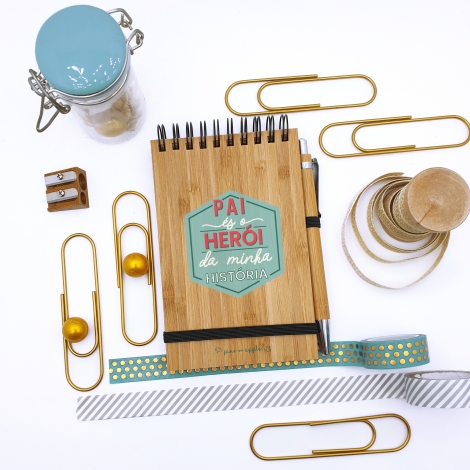 Bloco Notas Pai Herói