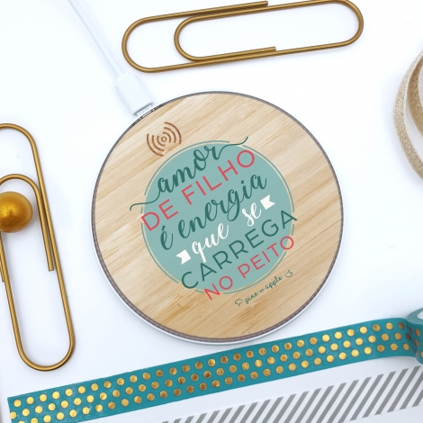 Carregador wireless Pai Herói