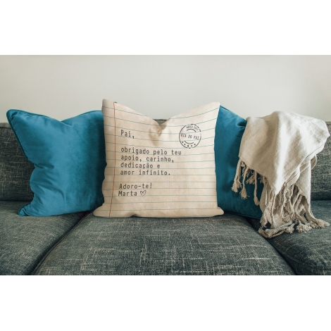 Almofada Carta Pai