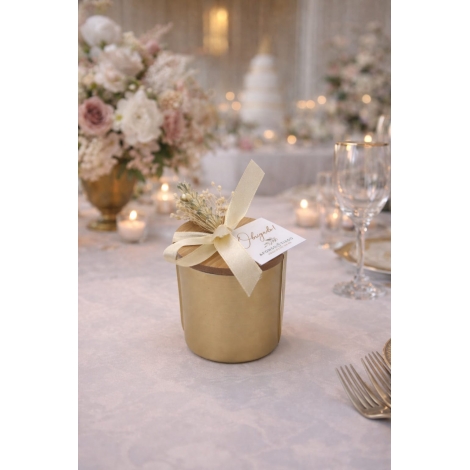 Vela Dourada Personalizada