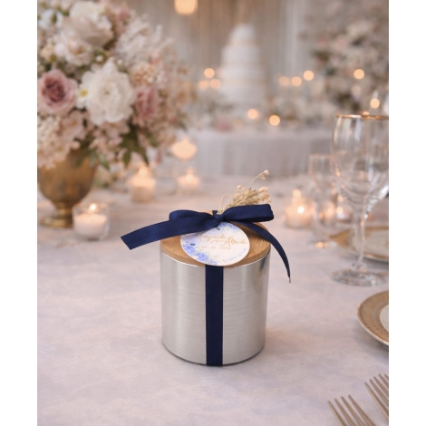 Vela Prateada Personalizada